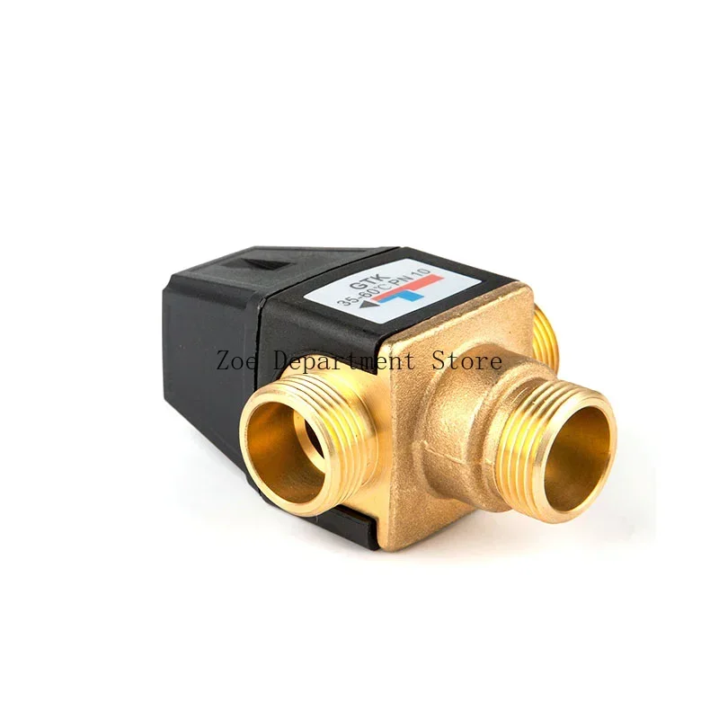 3 Way Thermostatic Mixer Valve DN20/25 Female/Male Thread Brass Thermostatic For Solar Water Heater Bathroom Accessory