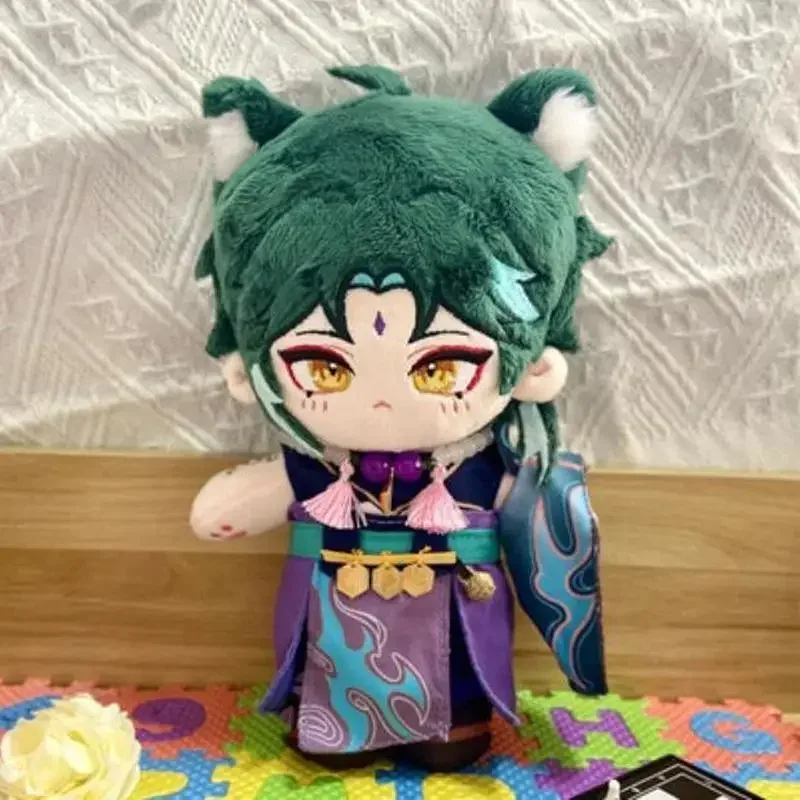 

New 20cm Plush Toys Genshin Impact Game Anime Figure Kamisato Ayato Xiao Plushie Dolls Kawaii Change Clothes Soft Stuffed Toys