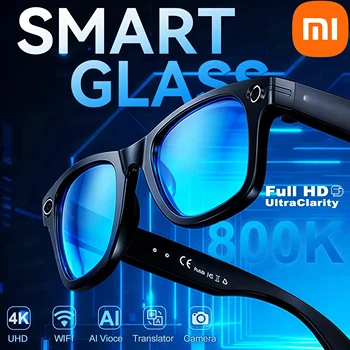 XIAOMI 6K HD AI Smart Glasses Photochromic Multifunction Bluetooth Calling Voice Assistant Music Player Translate Camera 2026