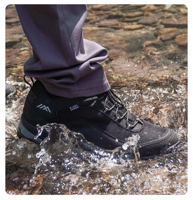 Xiaomi EXTREK-Zapatillas impermeables para senderismo, zapatos con perilla  HABU, suela antideslizante de encaje, para montañismo y Trekking -  AliExpress