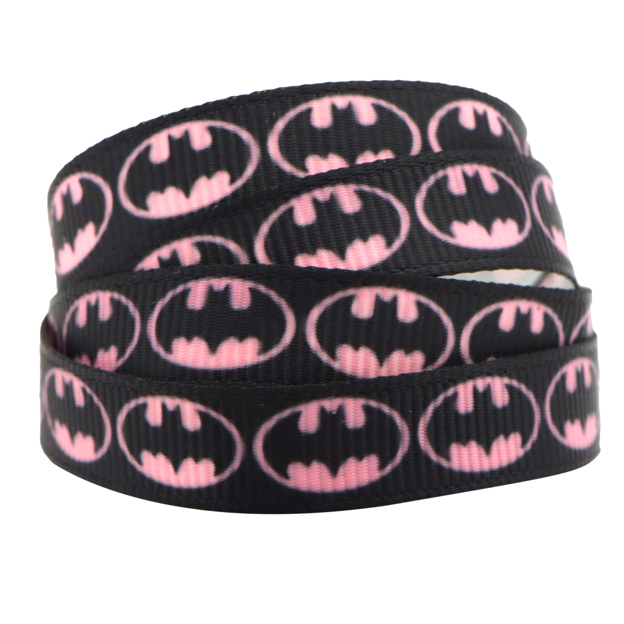 5 Yards Multi Size Hero Bat Movie Printed Grosgrain Ribbon For Party Decoration Ribbons DIY Bow Gift Packing,5Yc12674