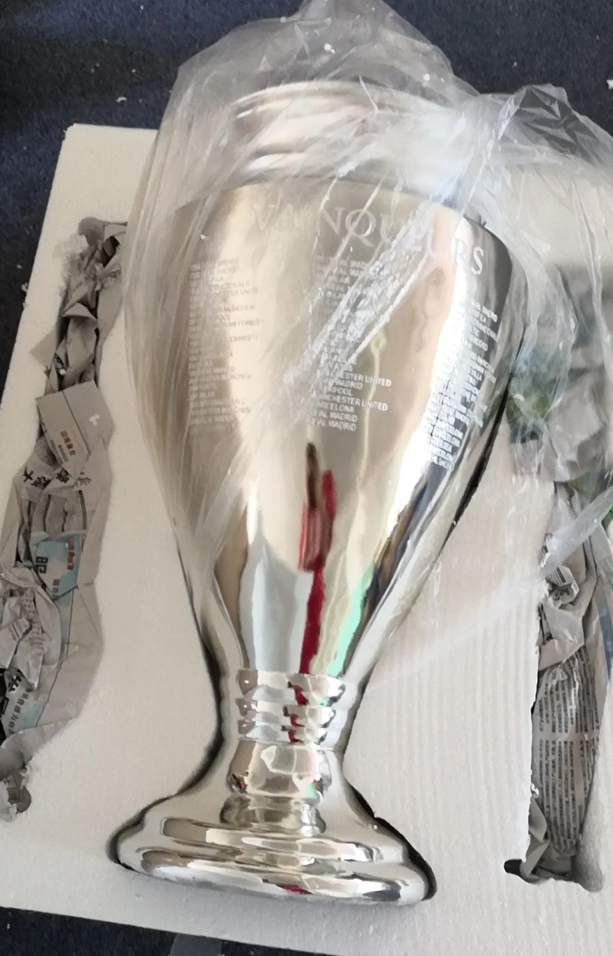 1:1 Real Size Football Trophy The Football Trophy Replica For Soccer Souvenirs