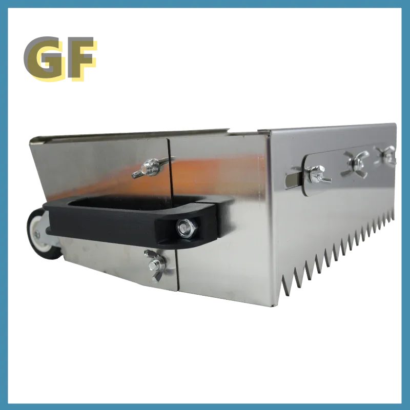 400-800mm Adjustable Notched Trowel Mortar Comb for Fast and Equal Application of Adhesive on the Floor