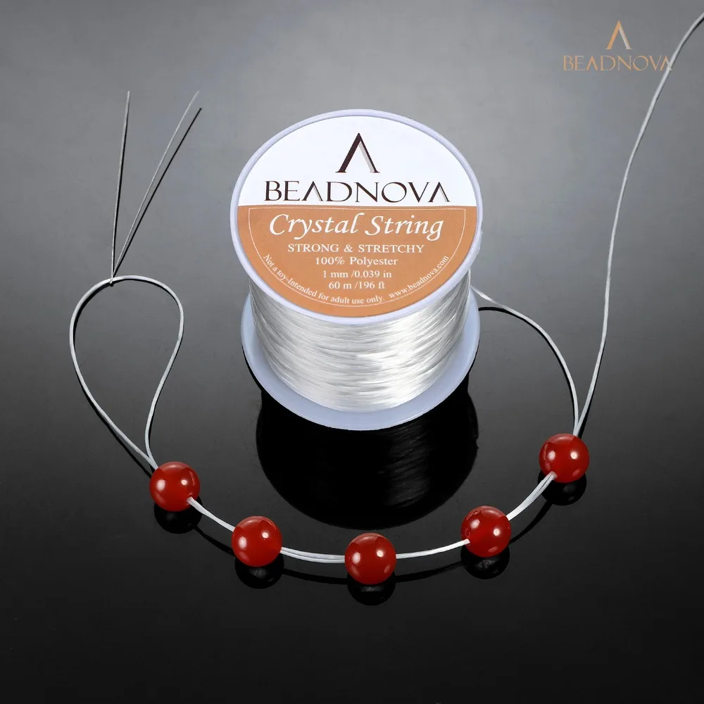 Stretch Polyester String Cord Elastic Clear Beading Thread for Jewelry  Making US