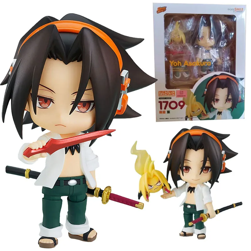 

In Stock Original GOOD SMILE GSC 1709 NENDOROID You Asakura SHAMAN KING Anime Figure Model Collecile Action Toys Gifts