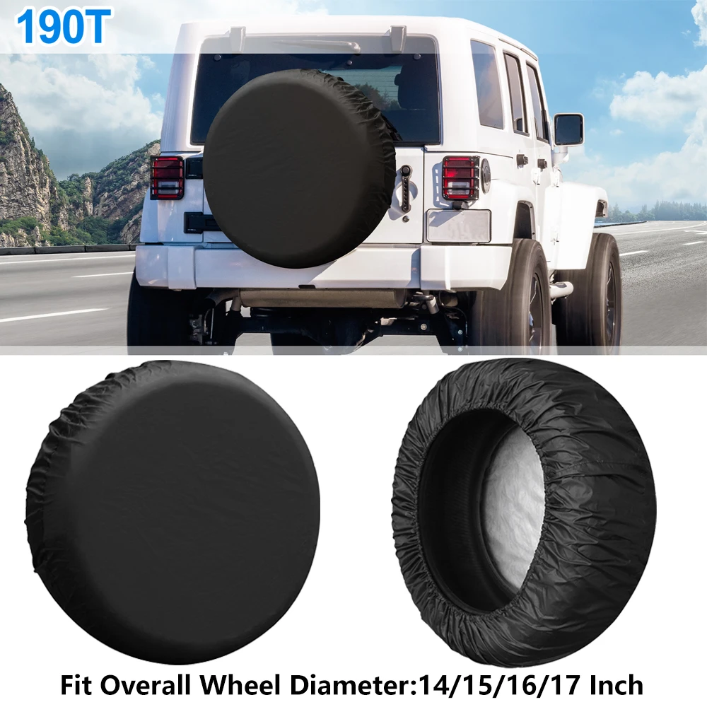 Copertura Universale Per Ruota Di Scorta 15 Pollici, Antipolvere E Impermeabile, Per Camper E SUV, Design Personalizzato