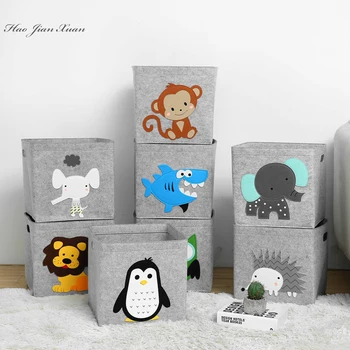 Cartoon Animal Toy Storage Cube 1