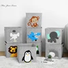 Cube Folding Toys Storage Box Kids Toys Organizer Box Felt Cloth Fabric Storage Basket For Cartoon Animal Nursery Toy Bins 1