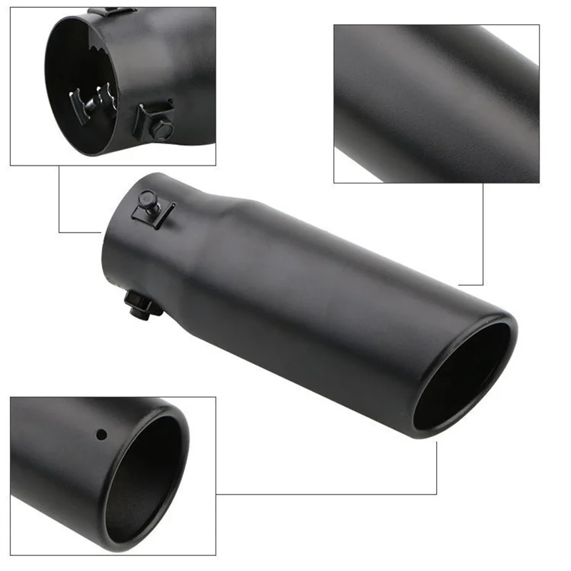 General motors large diameter exhaust pipe modified muffler exhaust muffler tip exhaust pipe muffler exhaust trim pipe new lengthening diagonal plating stainless steel exhaust cover auto