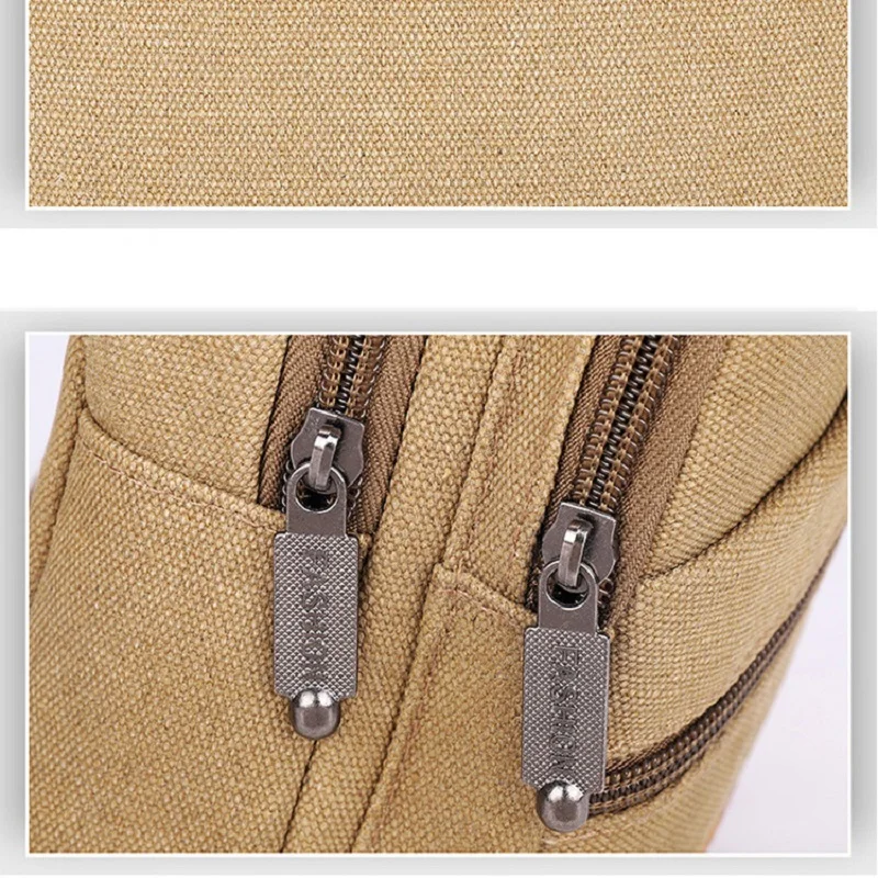 Xierya men Canvas Crossbody Bag Wear-resistant Outdoor Fashion Sports Bags for Man Black Male Casual Shoulder Bag Travel Satchel 4