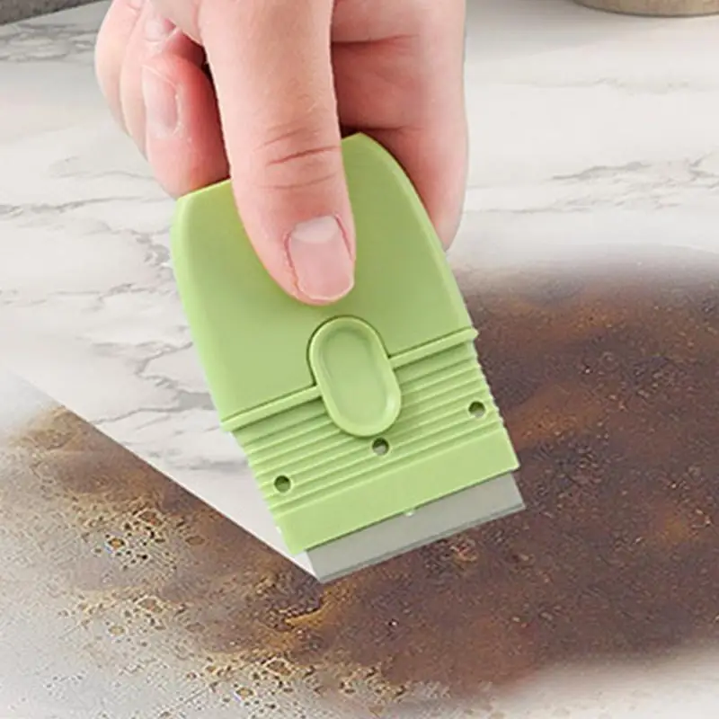Stove Scraper Tool Decal Remover Kitchen Cooktop Cleaning Dual Head Razor Remover Tool Cleaning Sticker razor blade scraper razor blade scrapers