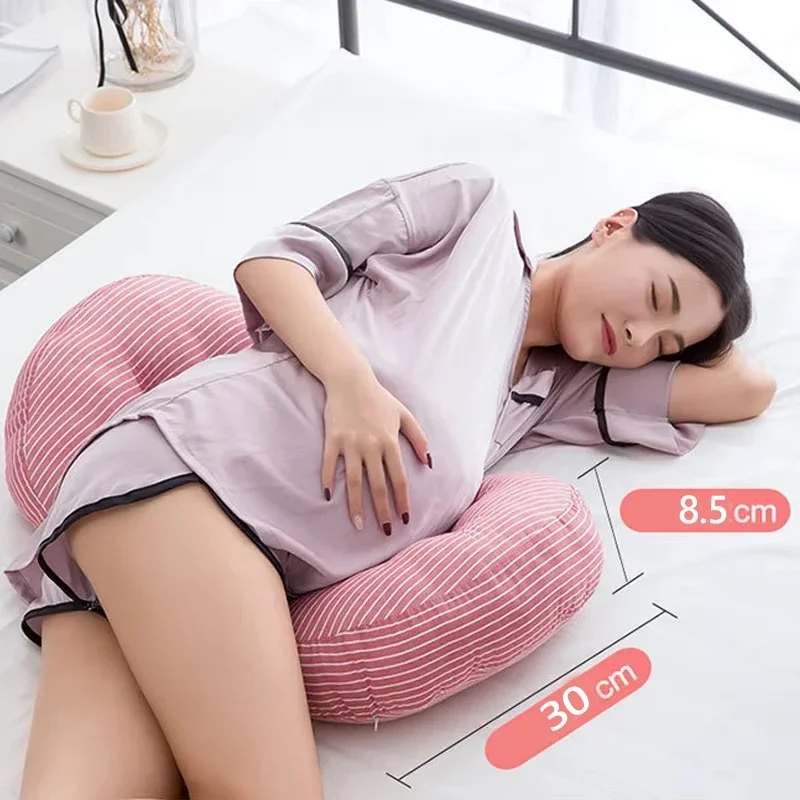 Multi-function U Shape Pregnancy Pillow Bamboo Fiber Cotton Side Sleepers For Mater