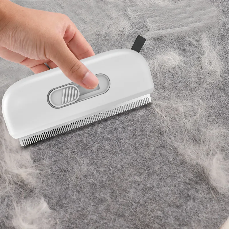 Two Retractable Pet Hair Removal Comb Ultra-thin Automatic Hair Removal Comb For Cats and Dogs Two Sets Of Teeth