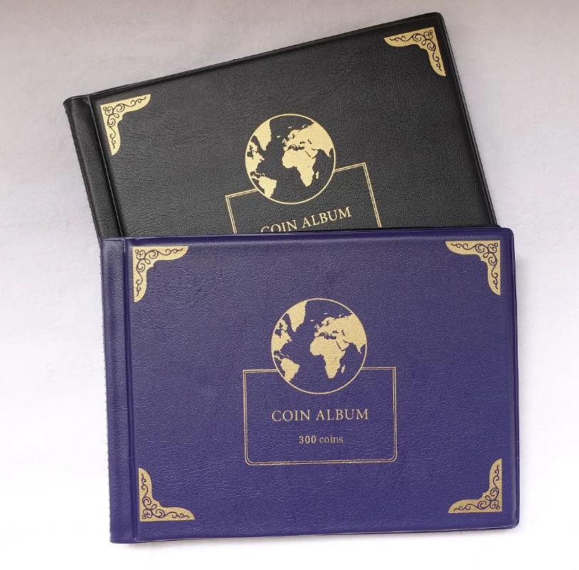 PVC Coin Collection Book with Stickers Storage for Coins