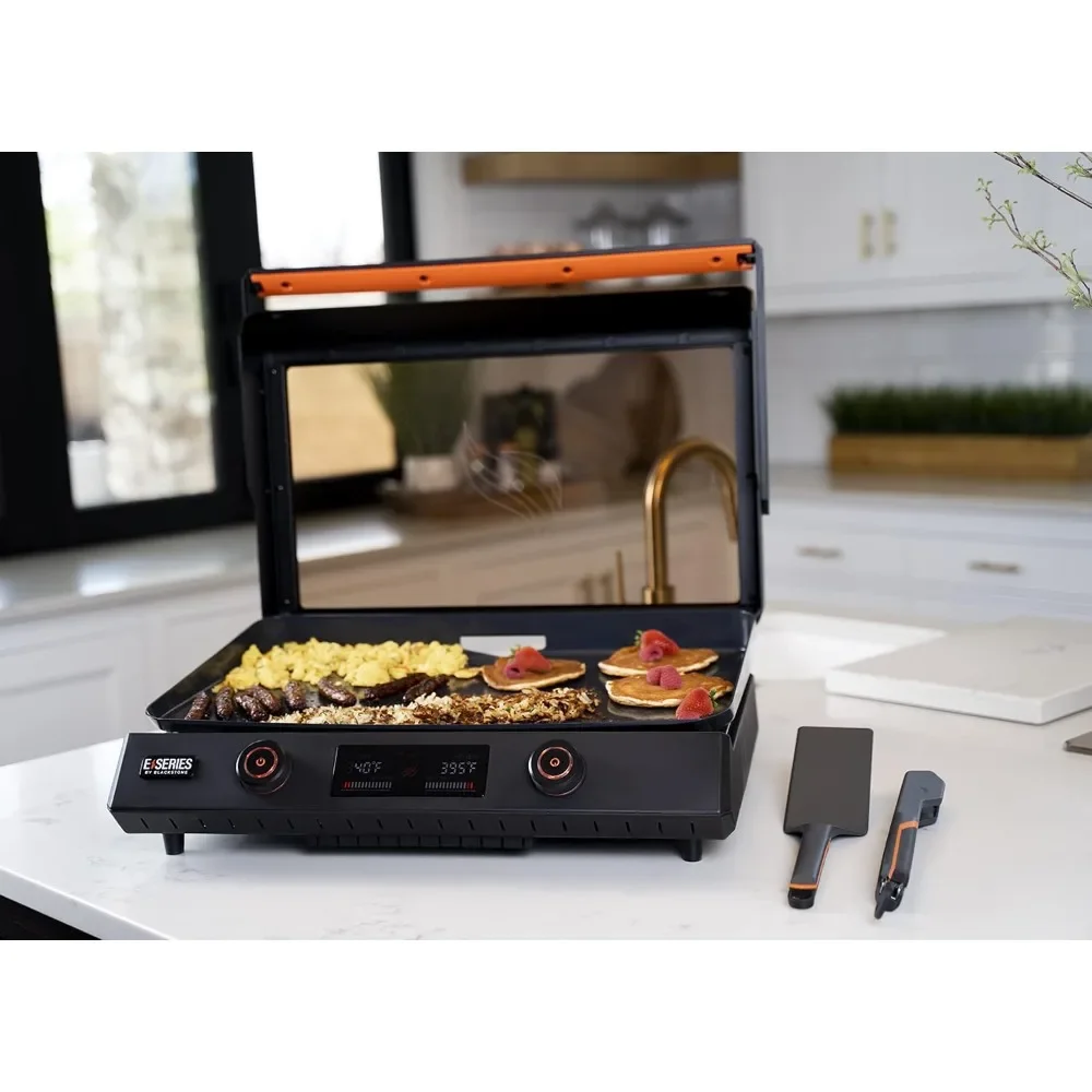 Electric Grill,22 Inch，With Tabletop Large Griddle with Blackstone Griddle Accessories for Indoor and Outdoor Use 2