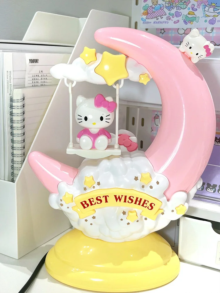 

Cartoon Moon Table Lamp Children's Room Decoration Small Night Lamp Practical Advanced