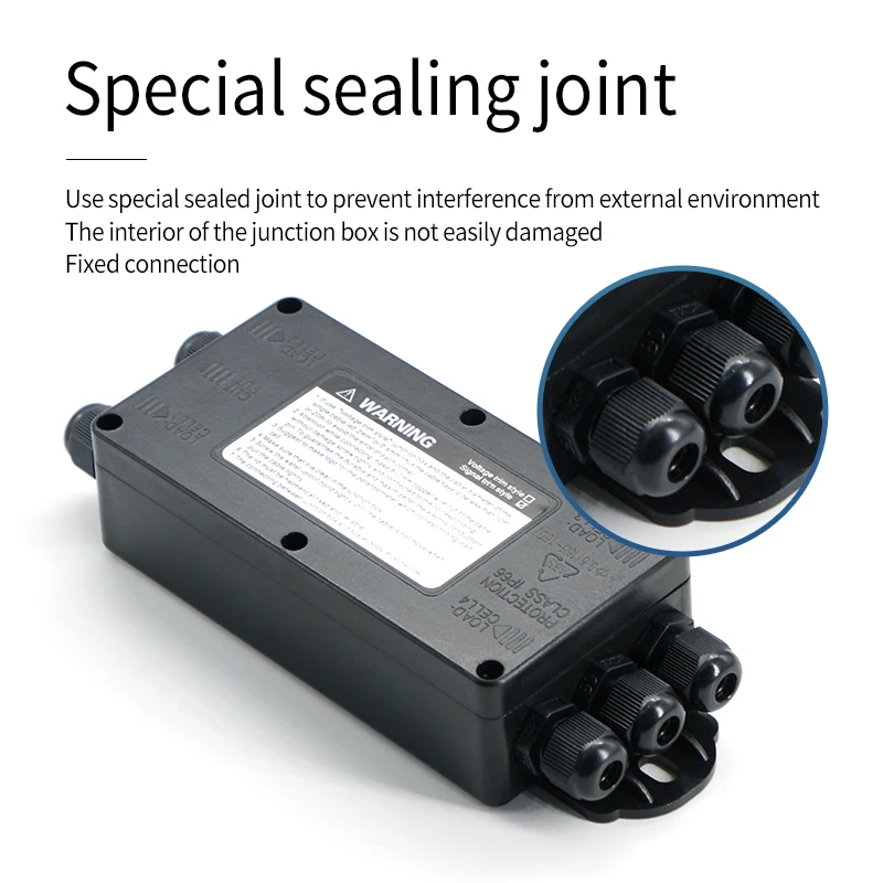 4 in 1 Load Cell PVC Shell Junction Box Amplifier with Multiple Protections Connection 1-4 Sensors Belt Weighing Tower