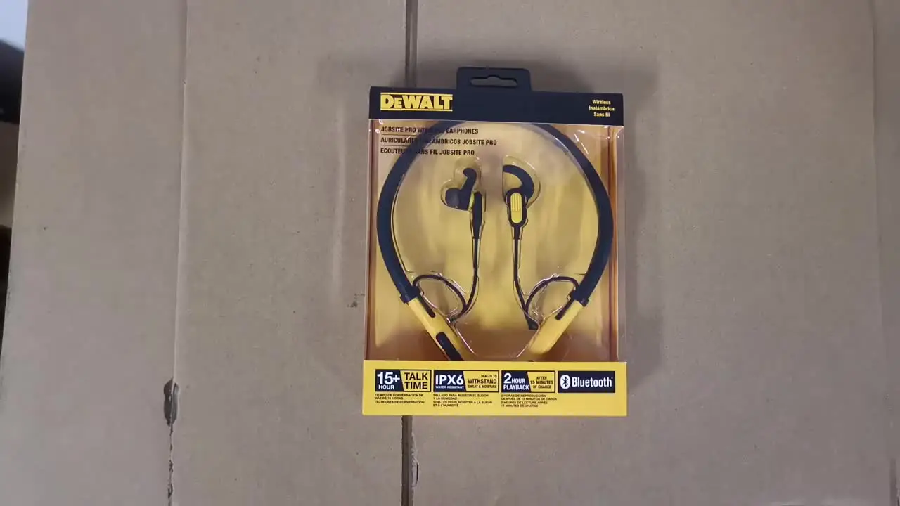 Dewalt-Bluetoothワイヤレスヘッドセット,ネックバンドヘッドセット