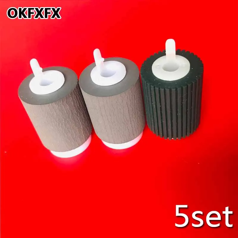 

5 комплектов, совместимые ролики для пикапа Sharp AR350 351 451 310U 420U 355 455 450 NROLR1312FCZZ NROLR1311FCZZ 3 шт./комплект