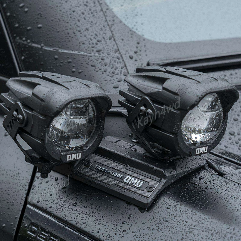 랜드로버 뉴 디펜더 90/110/130용 오프로드 4x4 악세서리 OMU A-필러 스포트라이트 마운트 브래킷 알루미늄(카본 파이버 포함)