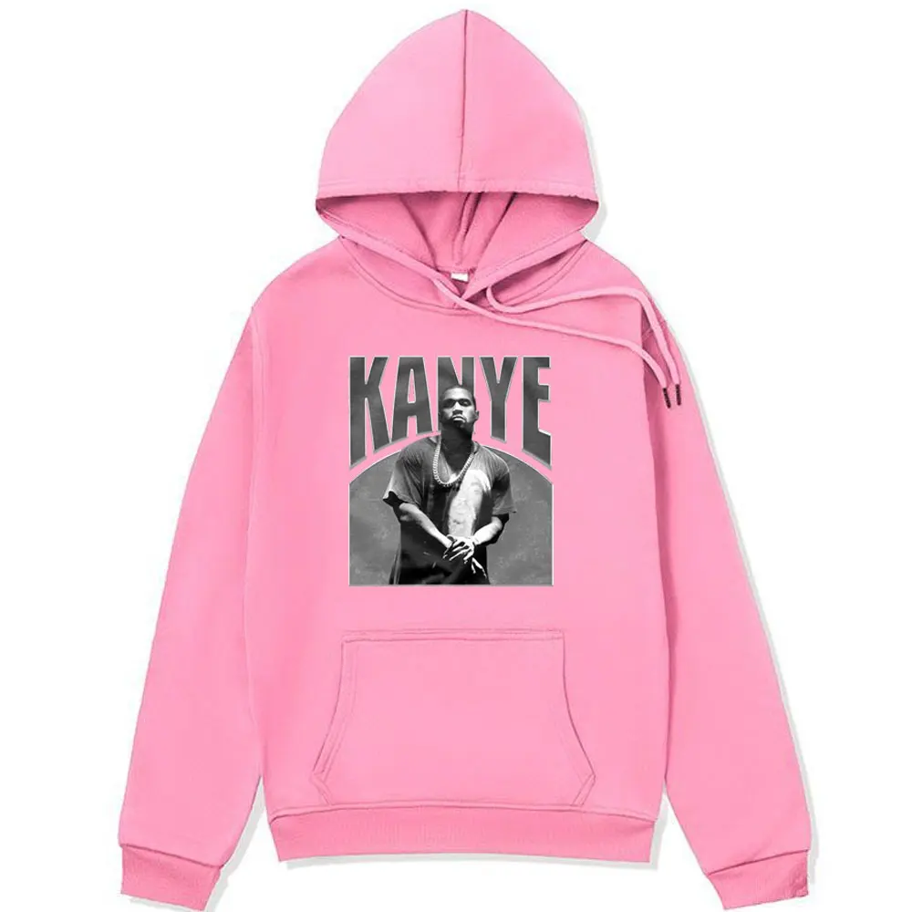 Rapper Kanye West College Dropout Graphics Hoodie Male Autumn and Winter Fashion Oversized Sweatshirts Men Long Sleeve Pullover