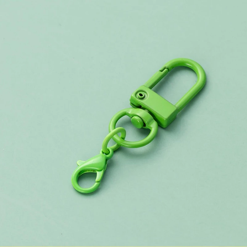 10 teile/los Bunte Karabiner Haken Schlüsselbund Mit Hummer Matel Verschlüsse Für DIY Schmuck Machen Hund Schnalle Neckalce Zubehör – Detail 6