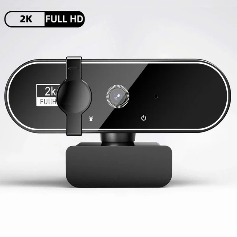 Ultra HD Auto Focus Webcam with Built-in Microphone and USB Connectivity