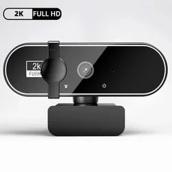 Ultra HD Auto Focus Webcam with Built - in Microphone and USB Connectivity (2K)