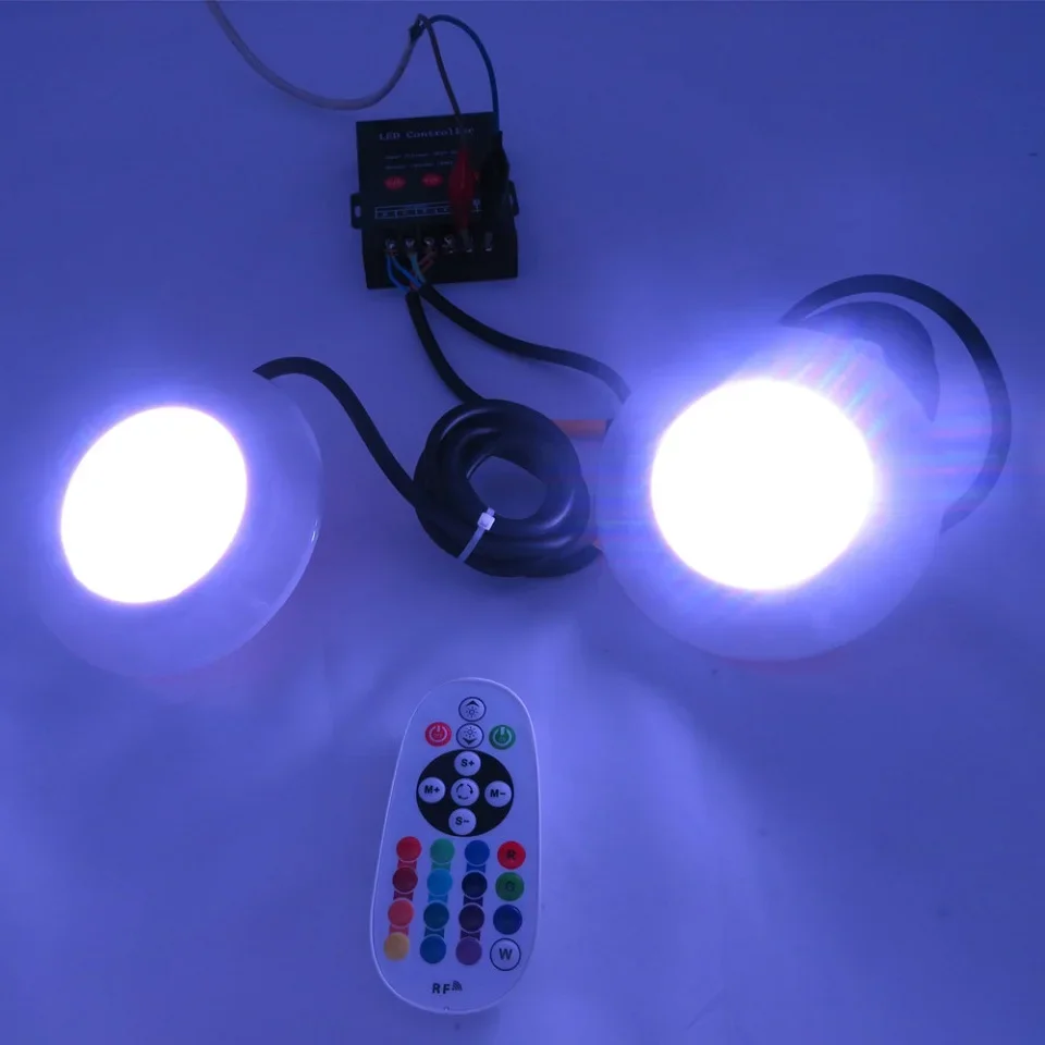Description Picture 2 of itemUpgrade Pool RGB LED Light,IP68 Waterproof, DC12V 9W 12W, Outdoor/Indoor Underwater, Fountain, Landscape, Piscina Luz Spotlight
