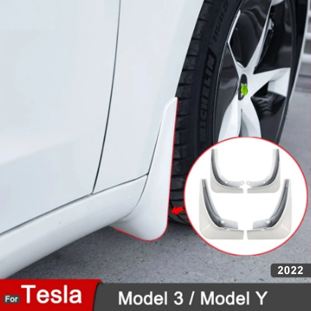 Model3y Mud Flaps For Tesla Model 3 2022 Accessories Mudguards Splash