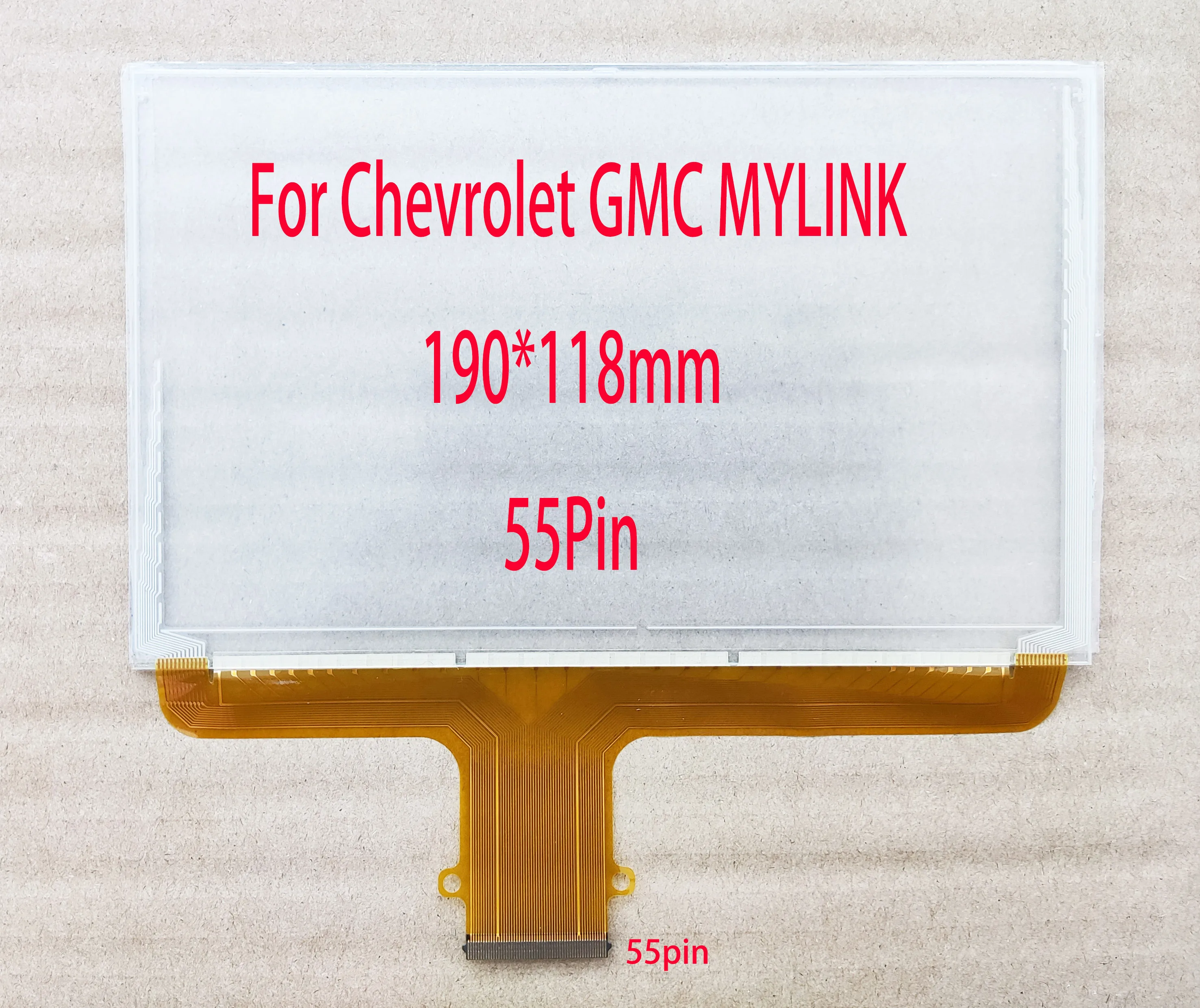 Touch Screen para Chevrolet my Link Chevy Tahoe Silverado Gmc Mylink Produto Atualizado 60903xc Dj080pa01g 55 Pinos Polegadas 55 Pinos