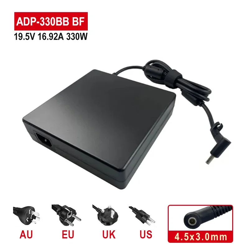 HP OMEN 6PRO OMEN 7PLUS TPN-Q266 TPC-DA60 ADP-330BB BF 충전기용 19.5V 16.92A 330W 4.5x3.0mm 노트북 AC 어댑터