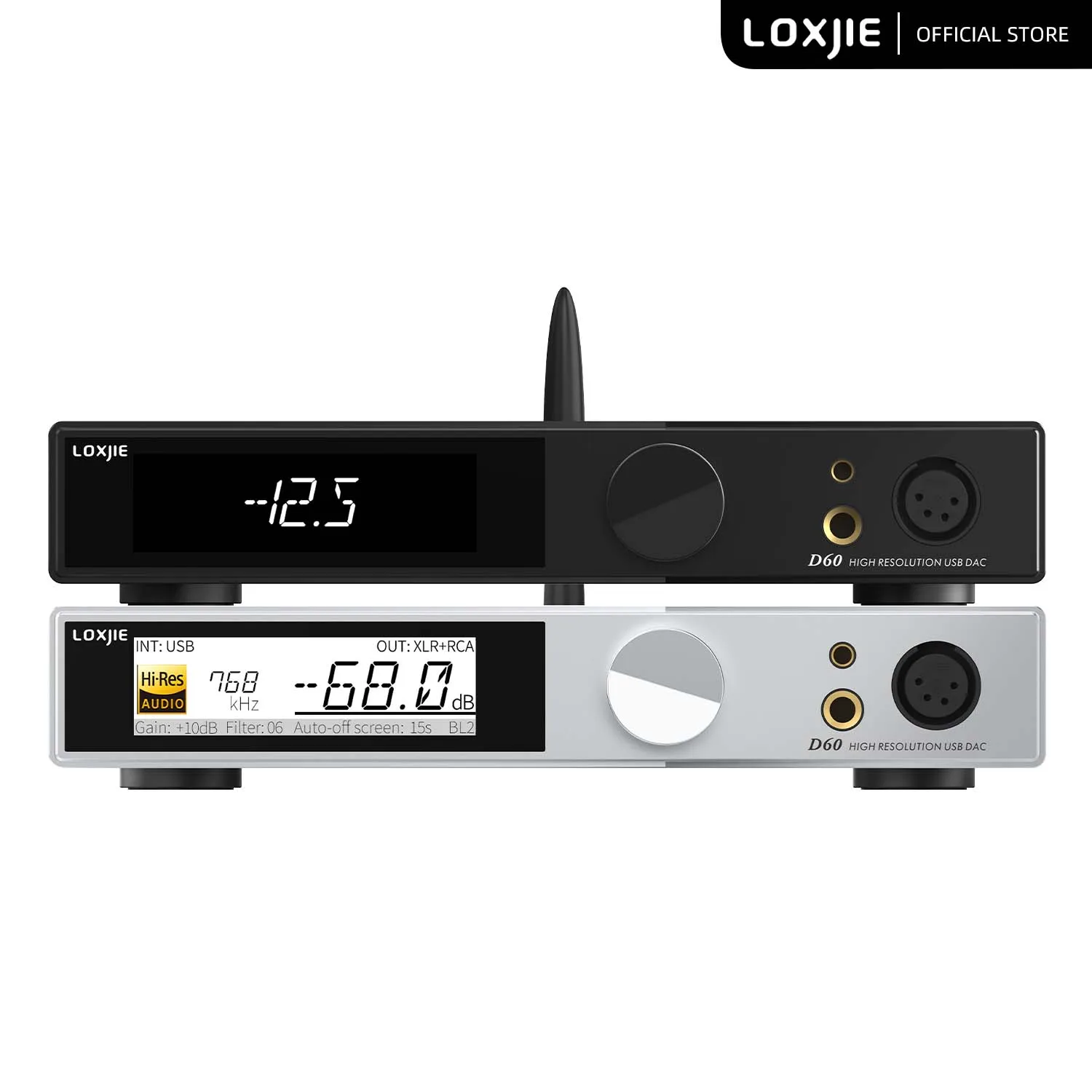 LOXJIE D40 PRO DAコンバーター & ヘッドホンアンプ 一体型