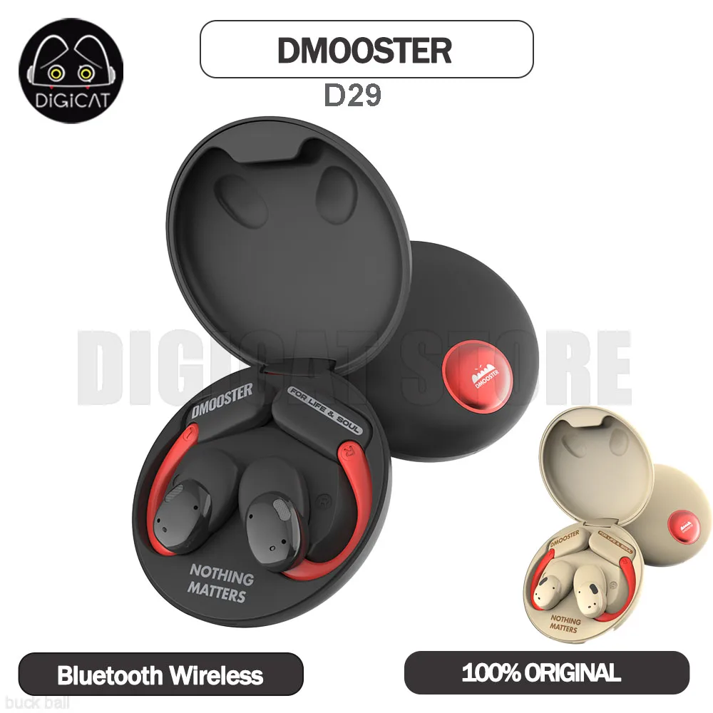 

Dmooster D29 Wireless Bluetooth5.3 Earphone TWS HiFi Noise Reduction OWS Earbuds Waterproof ENC Wireless Sports Earphone Gifts