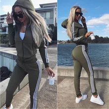 

Women's tracksuit 2022 new women's fashion slim sports and leisure suit women spring clothing two piece set women
