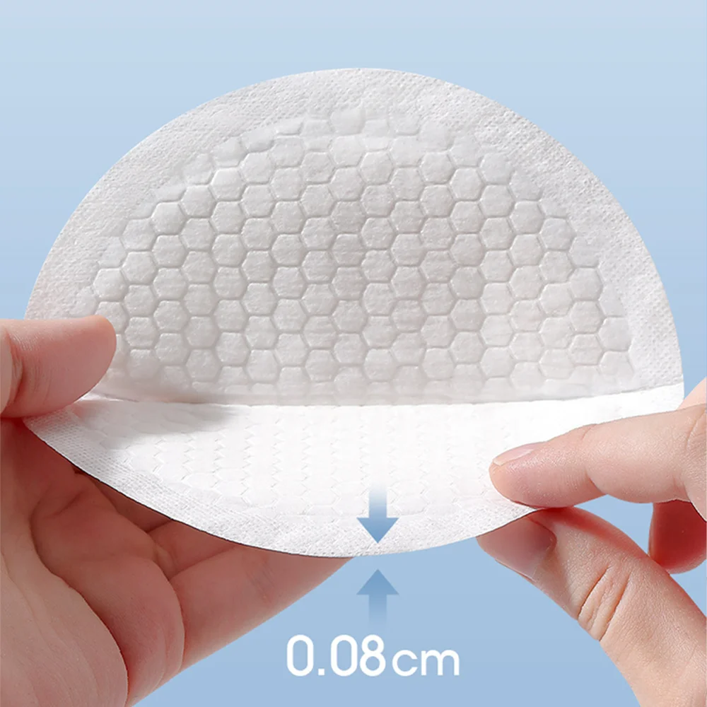 100PCS Breastfeeding Disposable Breast Nursing Pads Breathable Slim Super Absorbency Cotton Breast Pad Nurs 5