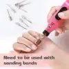 3/5/10pcs Nail Drill Bits Nail Drill Accessories Mandrel Bit Nail Sanding Drum For Sanding Bands 4