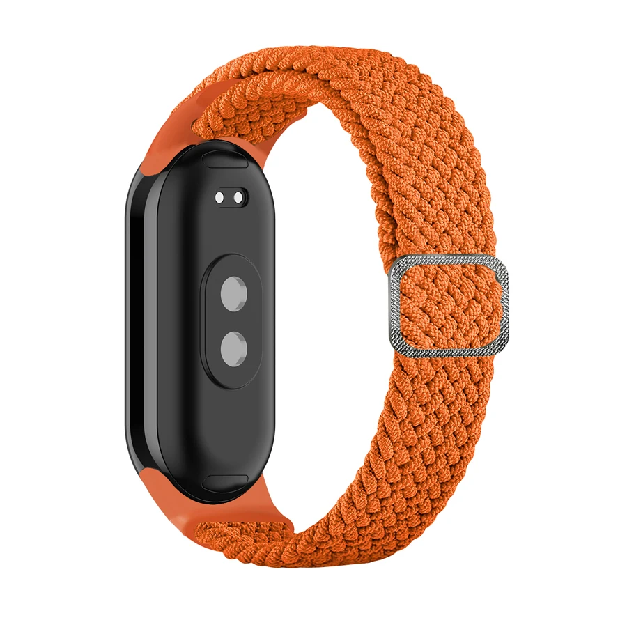 Elastic Nylon Braided Loop Adjustable Buckle Strap - Versatile Replacement Bracelet