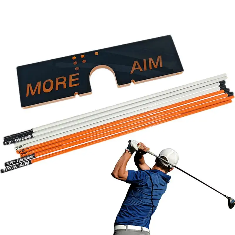 

Golf Training Sticks 3 In 1 Golf Practice Equipment Golf Practice Mats Golf Swing Trainer Aid Golf Accessories Enhances Swing