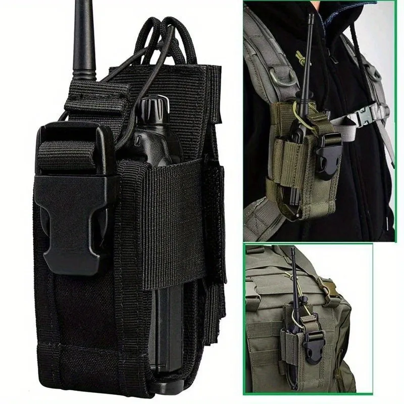 Nylon Walkie Talkie Case Universal Radio Case Holder Storage Pouch