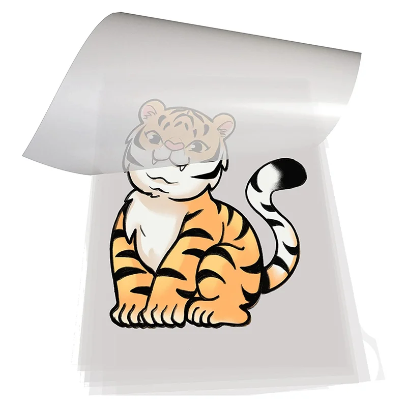 

Пленка для переноса DTF, 100 Sheets-A4, бумага для теплопередачи домашних животных «сделай сам», непосредственно на футболки, носки, сумки, 8,3 дюйма x 11,7 дюйма