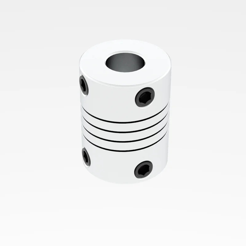 Aluminium CNC Motor Jaw Shaft Coupler 5mm To 8mm Flexible Coupling OD 19x25mm 3/4/5/6/6.35/7/8/10mm