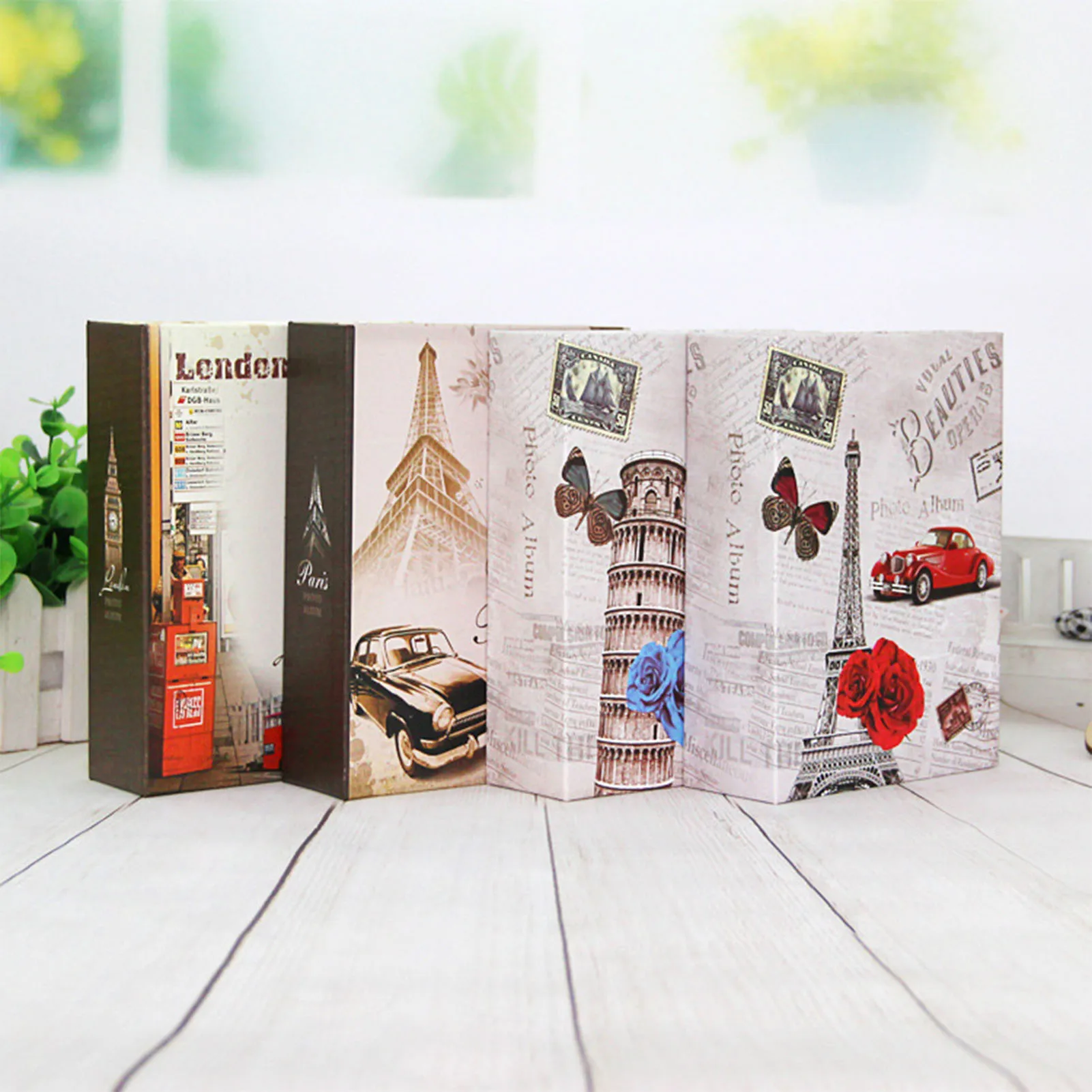 Set 5 Album Fotografici Con 40 Tasche - Per Foto 10x15 Cm, Trasparenti, Per Matrimoni, Vacanze, Famiglia - Foto 8