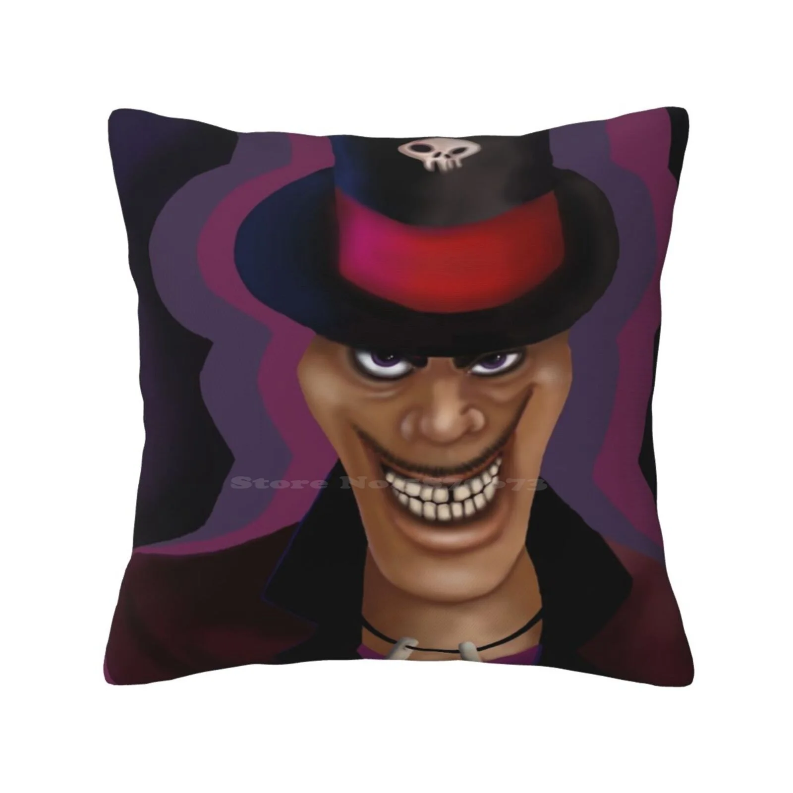 Dr Facilier-Voodoo King-Fairy Tales Cuscini Caso Camera Da Letto Decorazione Della Casa Dr Facilier Fiabe Voodoo Art Voodoo S Fairytales