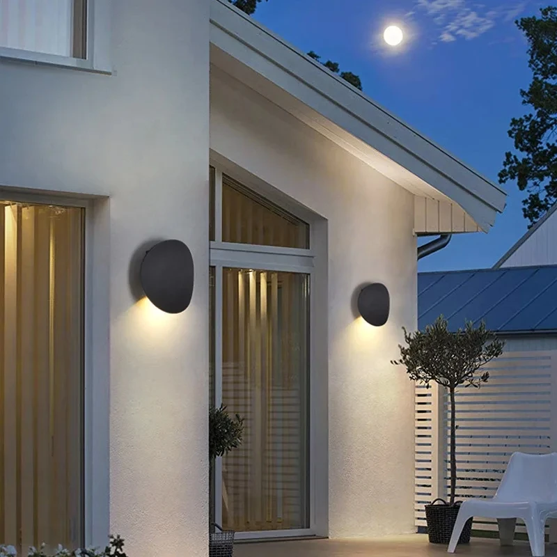 Led wall lamp, wall light Outdoor LED wall lamp waterproof balcony villa wine garden courtyard living room bedroom light luxury creative bedside lamp