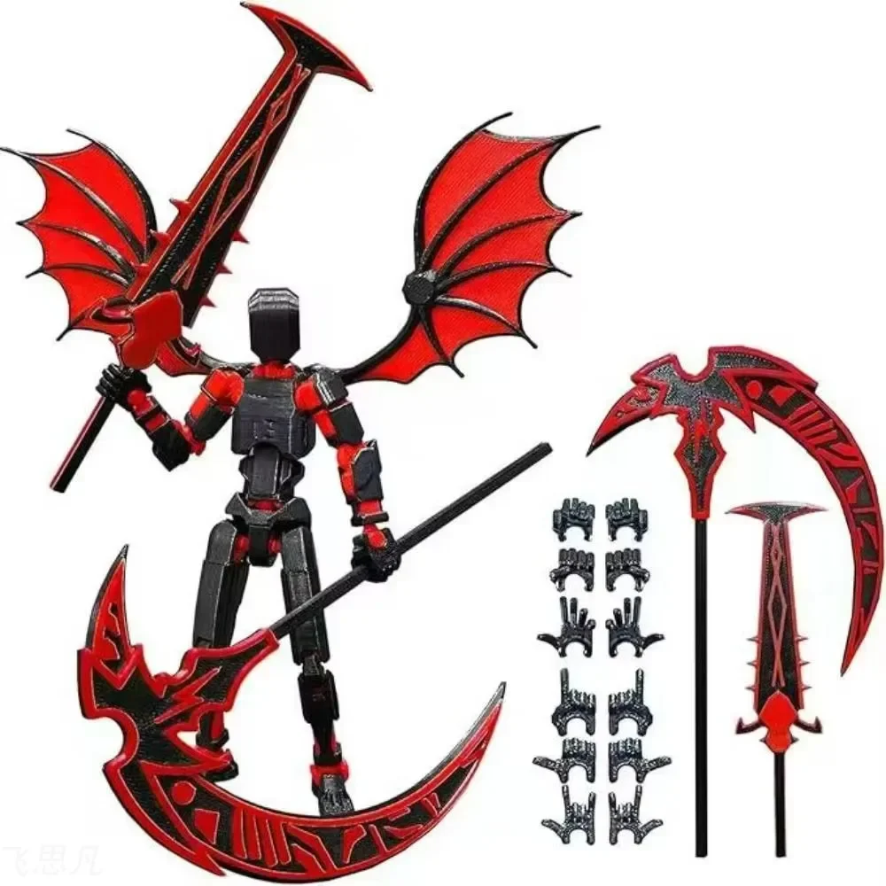 Modello di Robot Stampato in 3D, Robot Reaper, Decorazione da Scrivania, Modello d'Azione con 13 Punti di Articolazione, Robot Snodabile, Modello d'Azione - immagine 4