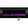 Electric Fireplace - 54 Inch No Heat Wall Mounted Fireplace With LED Flames Stove Remote Timer Stoves Decorative Freight free 1