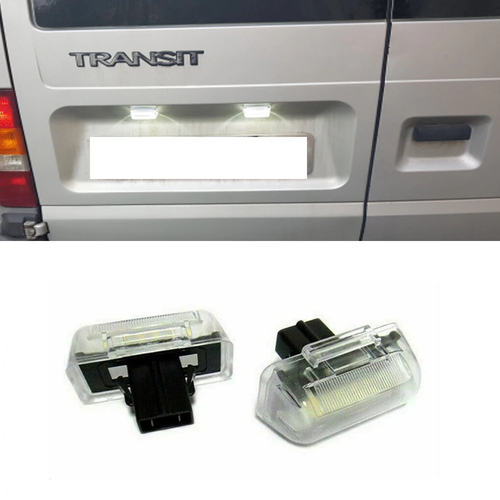 2Pc Per Ford Transit Mk6 Mk7 1985-2013 Per Ford Transit Connect 2002-2013 Oem #4388111 Led Luce Targa