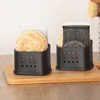 Metal Sponge Drainer Rack, Kitchen Storage Organizer, Sink Edge Storage Box - Space Saving & Durable Kitchen Accessories