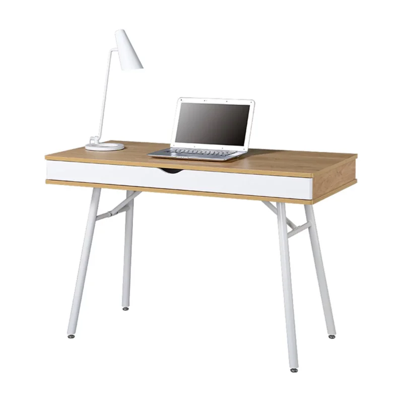 Description Picture 3 of itemModern Multi Storage Computer Desk with Storage, Pine   Standing Desk